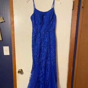 Elegant Blue Gown